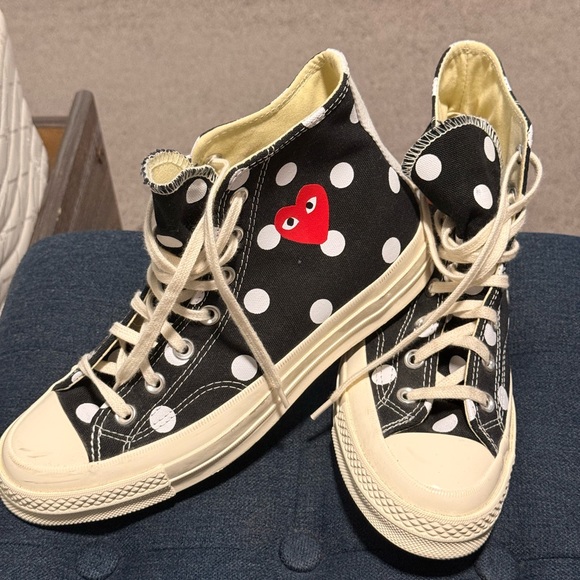 Comme Des Garcons Play X Converse Polka Dot - Picture 2 of 10
